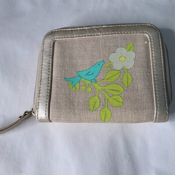 Vera Bradley Large Promenade Tote BAG WITH MATCHING WALLET "SITTIN' IN A TREE" - Picture 13 of 16